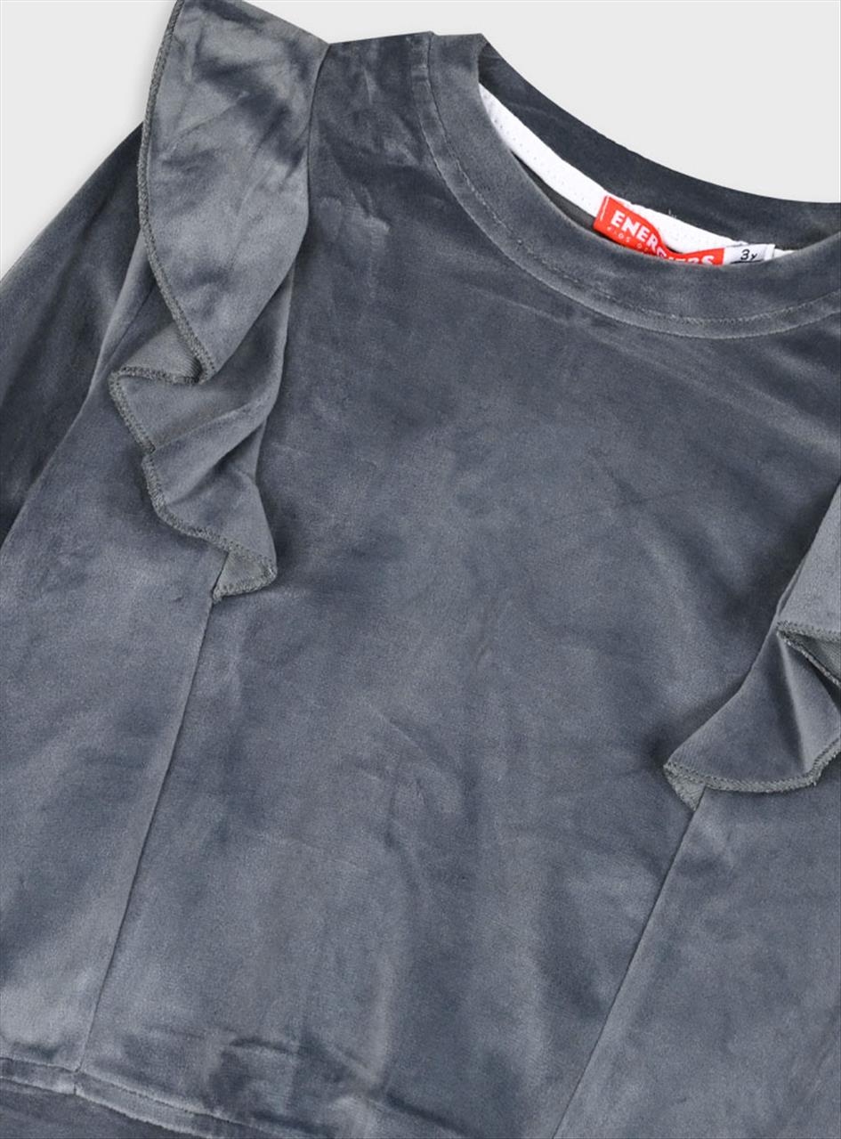 ΣΕΤ ΜΠΛΟΥΖΑ-ΠΑΝΤΕΛΟΝΑ VELOUR GREY GIRL ENERGIERS S2-12 - Image 3