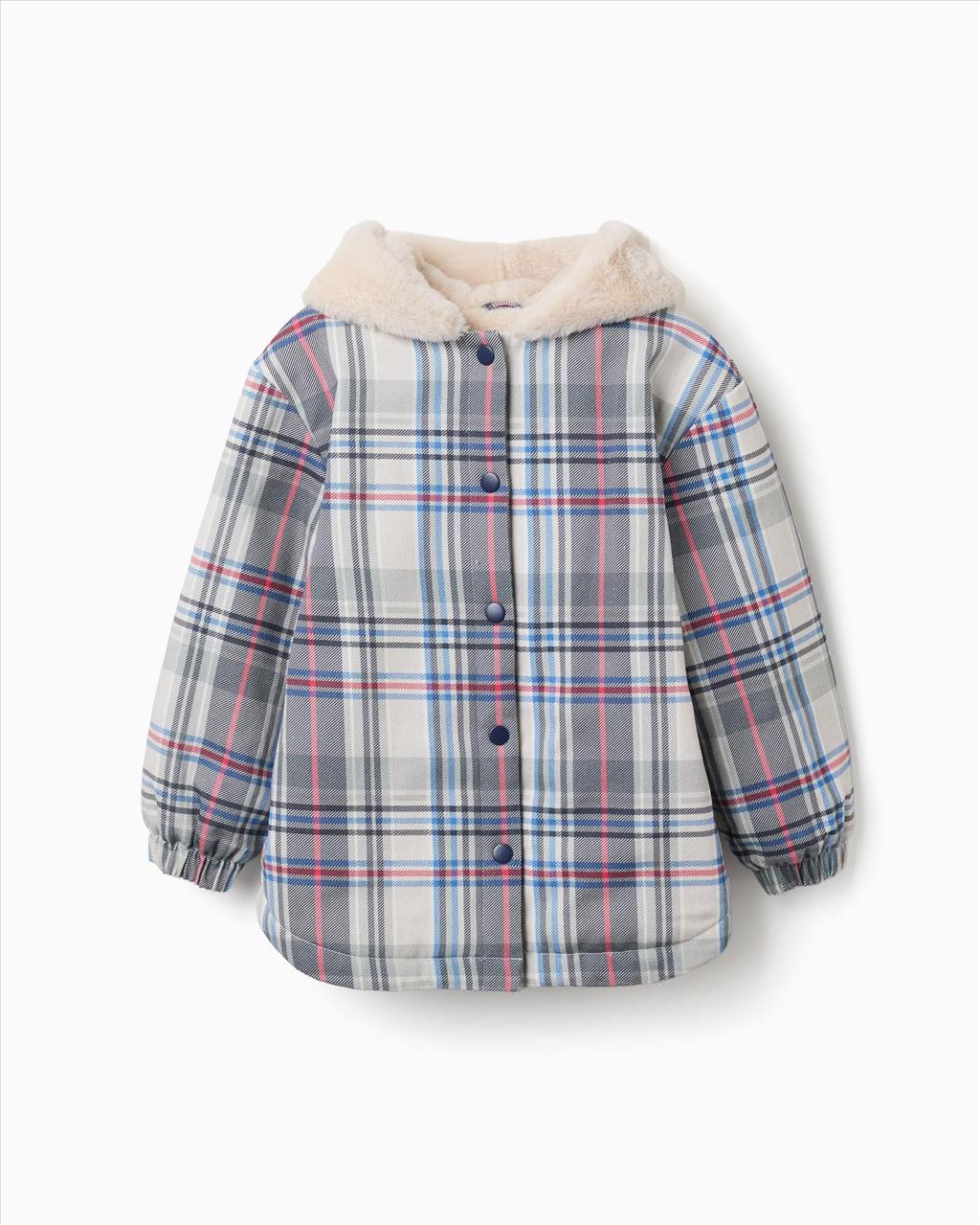 JACKET WITH FUR HOODIE GIRL ZIPPY S3-14