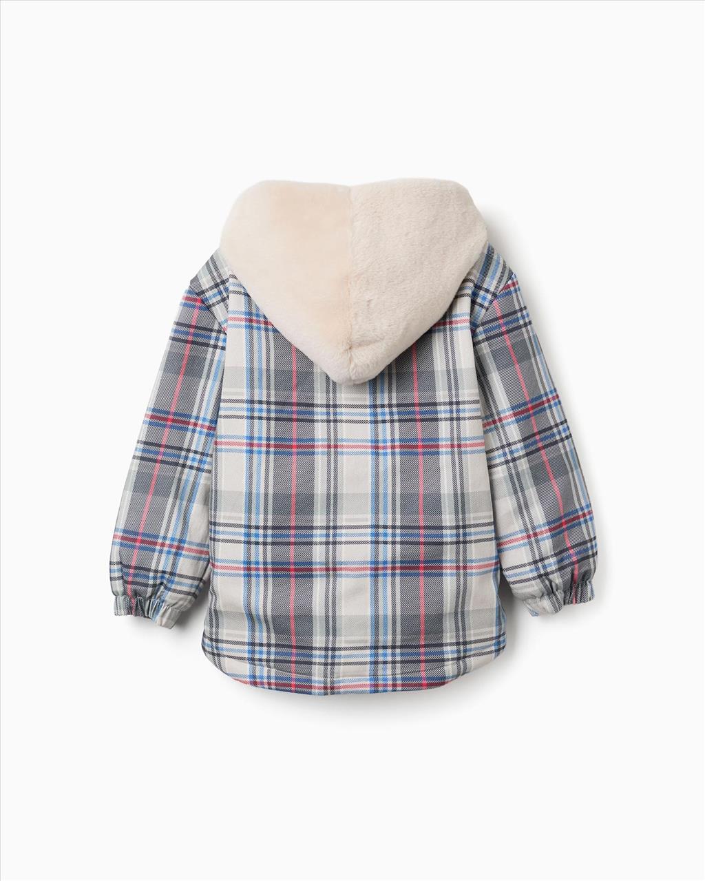JACKET WITH FUR HOODIE GIRL ZIPPY S3-14 - Image 2