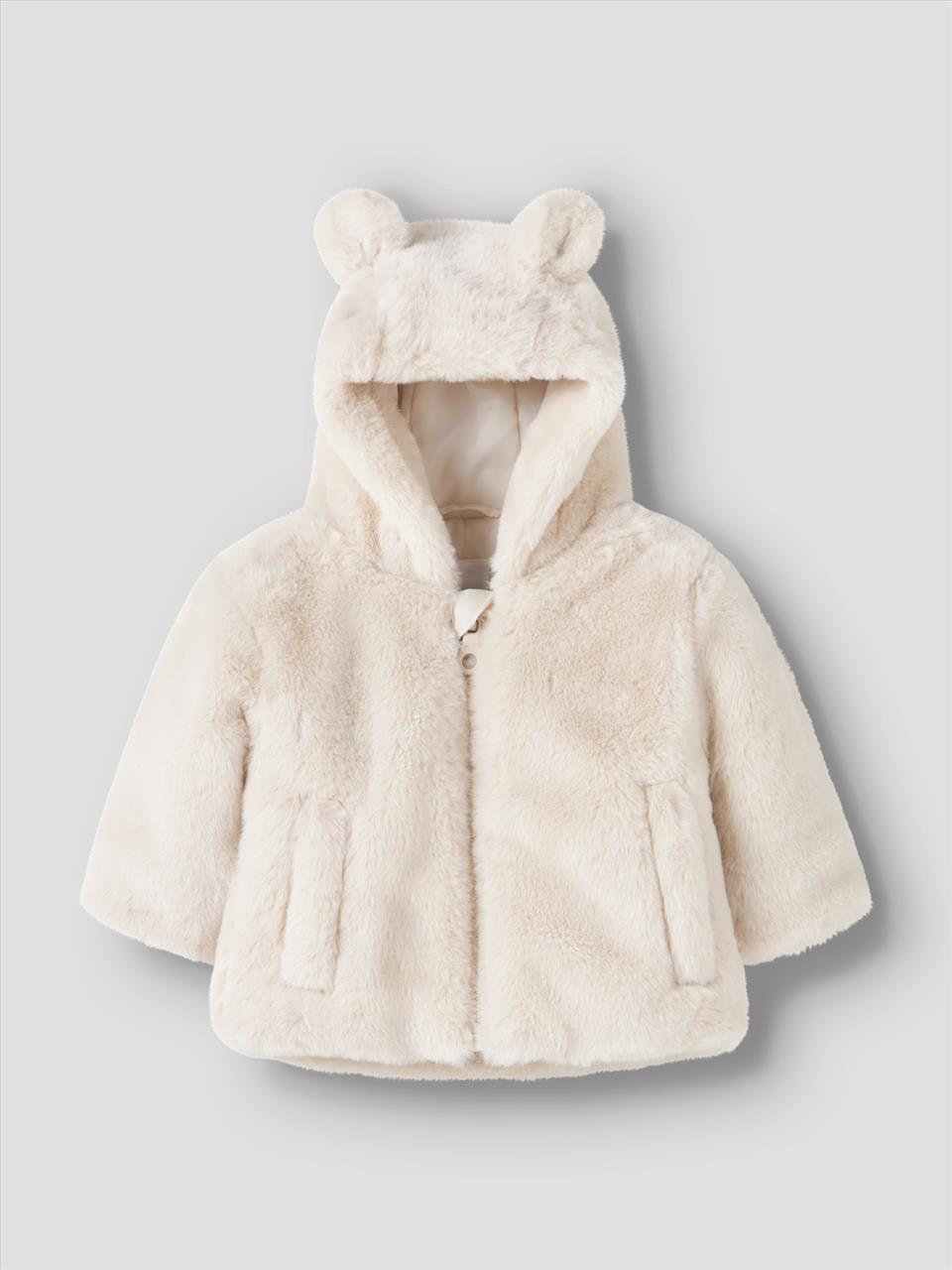 JACKET HOODIES FLUFFY BABY GIRL NAME IT S4M-18M