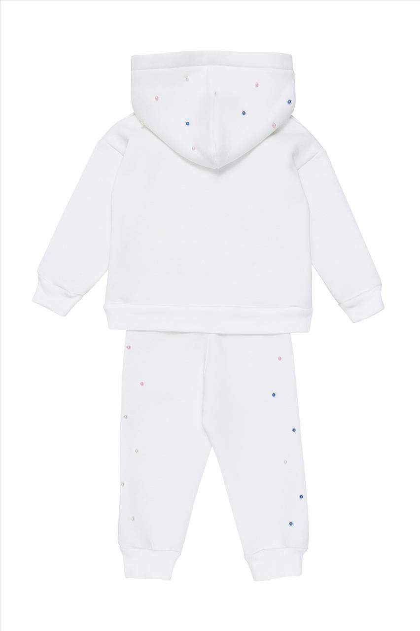 ΣΕΤ ΦΟΥΤΕΡ HOODIES WHITE GIRL SPRINT S2-6 - Image 2