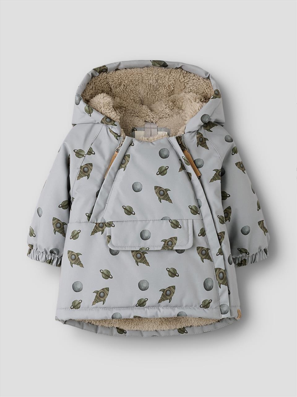 ΜΠΟΥΦΑΝ ME ΕΠΕΝΔΥΣΗ ROCKETS GREY BABY BOY NAME IT S1M-18M