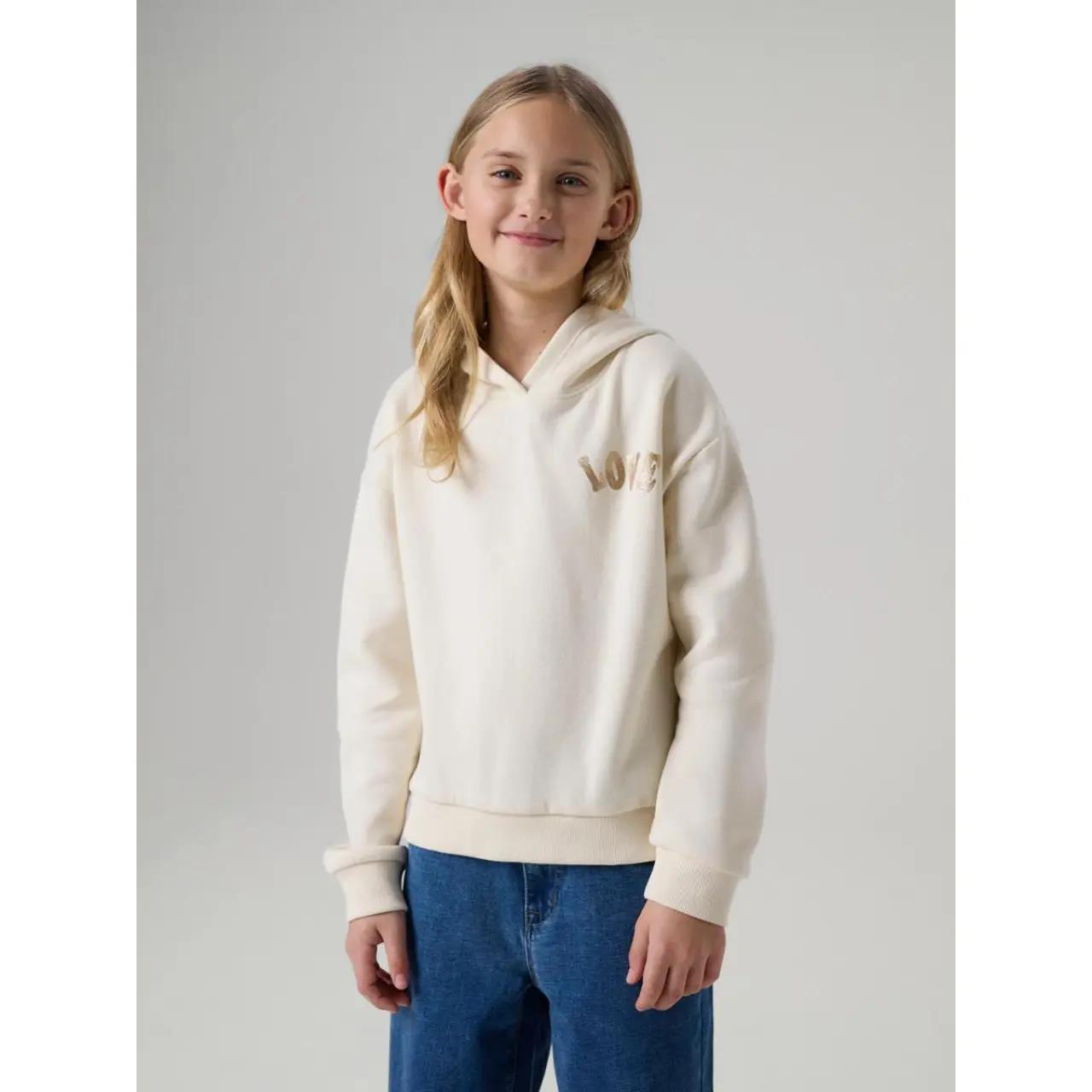 ΦΟΥΤΕΡ HOODIES IVORY GIRL NAME IT S7-14