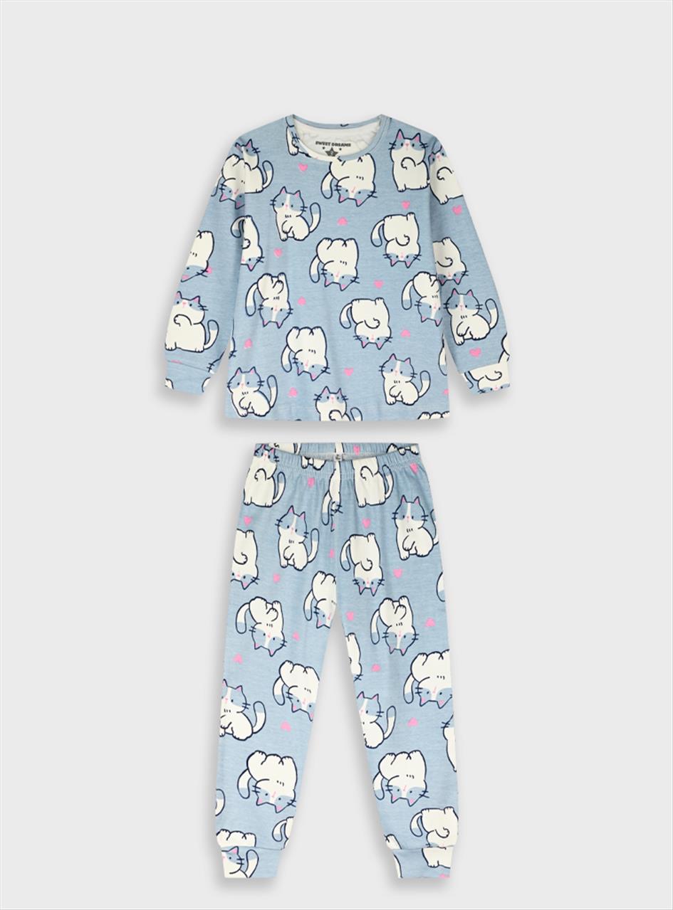ΠΥΤΖΑΜΑ COTTON BLUE GIRL ENERGIERS S12M-5Y