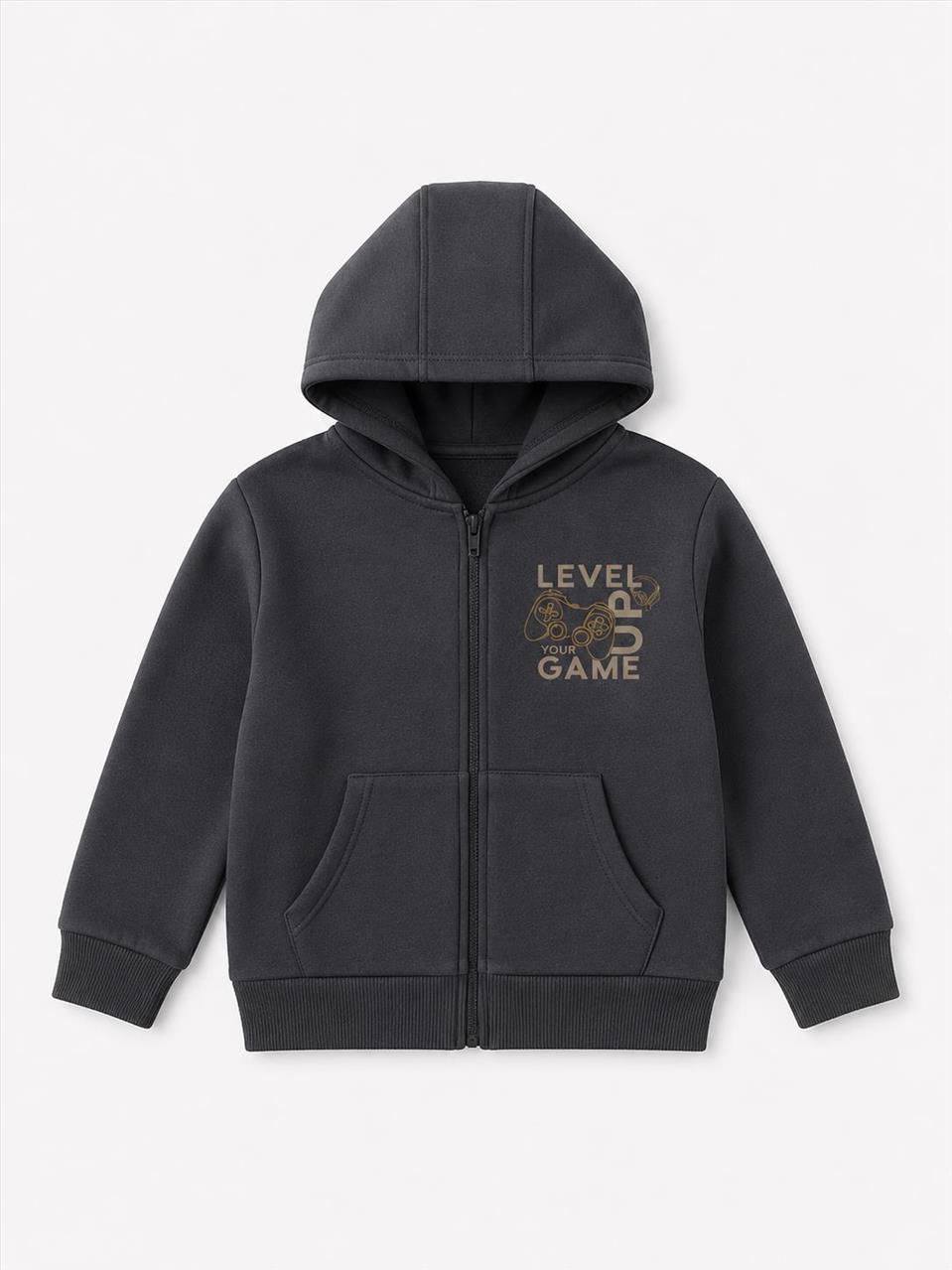 ΦΟΥΤΕΡ ZIP HOODIES GREY BOY LOSAN S2-7