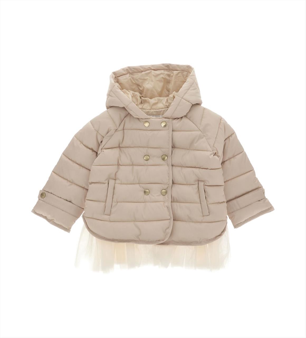 ΜΠΟΥΦΑΝ HODDIES BEIGE BABY GIRL ORIGINAL MARINES S6M-5Y - Image 2