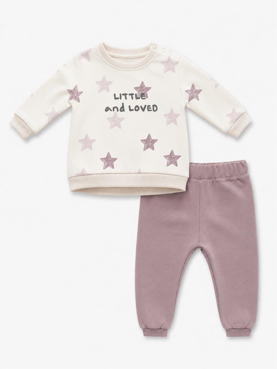 ΣΕΤ ΜΠΛΟΥΖΑ-ΠΑΝΤΕΛΟΝΙ COTTON BABY GIRL LOSAN S6M-3Y