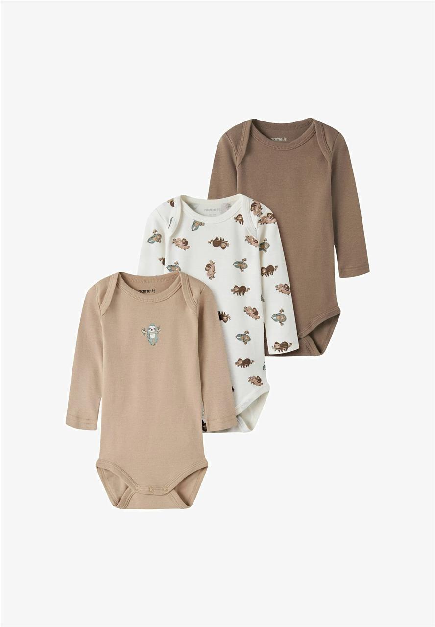 SET OF 3PCS BODYSUIT UNISEX NAME IT