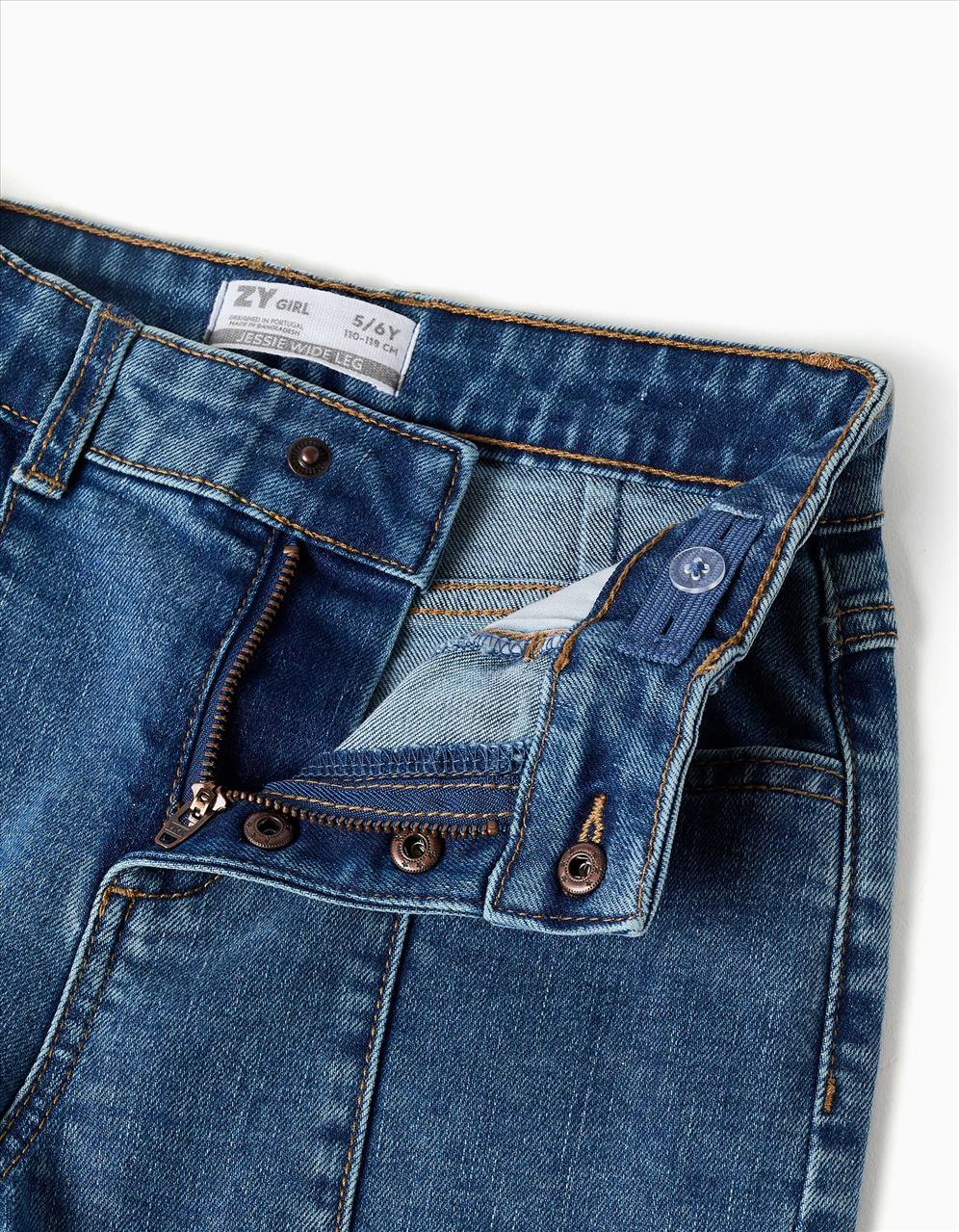 ΠΑΝΤΕΛΟΝΑ DENIM BLUE GIRL ZIPPY S3-14 - Image 3