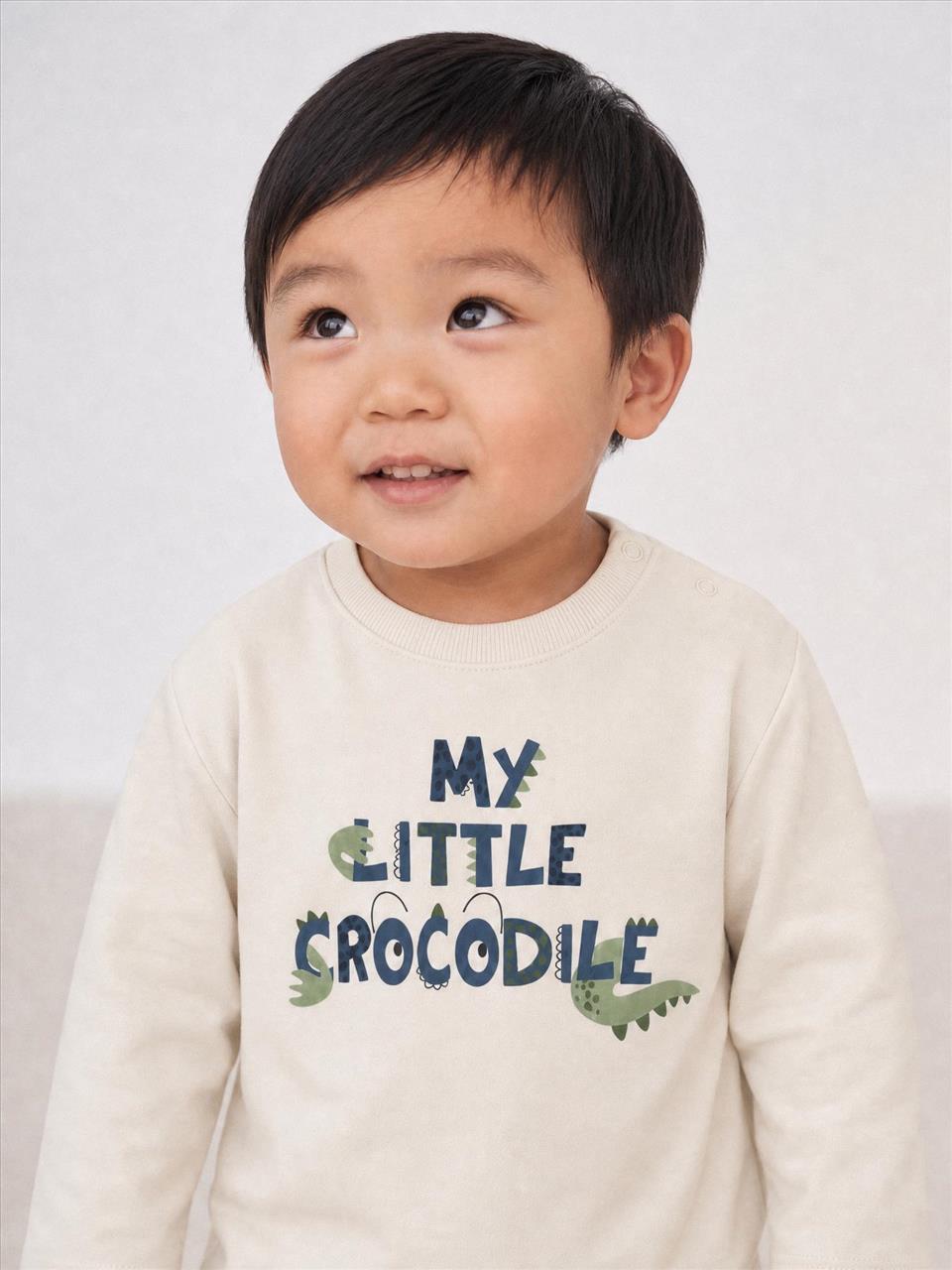 TSHIRT M/M COTTON BEIGE BABY BOY LOSAN S9M-3Y