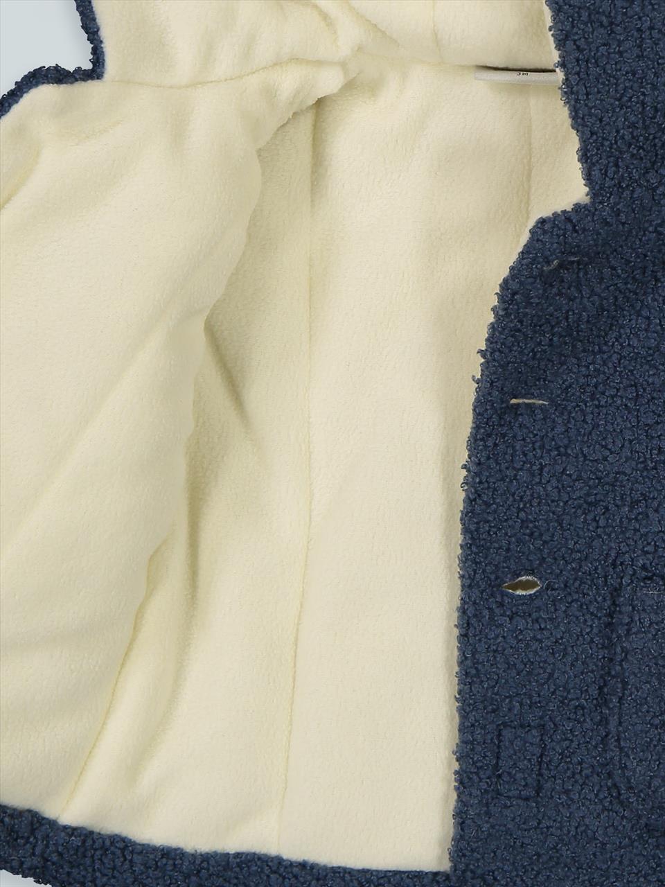 JACKET FLUFFY BLUE BABY BOY BIRBA S9M-30M - Image 3